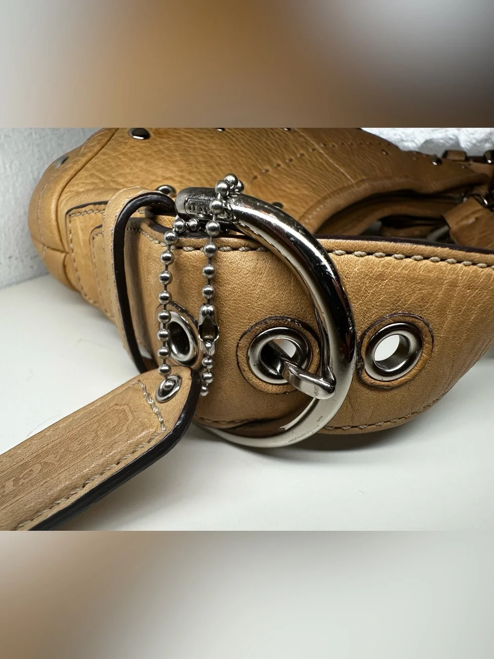Coach Vintage Soho Studded Demi Hobo Bag